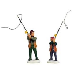 Lemax Personaggi*Flyfishing With Dad Set of 2 Cod. 12495