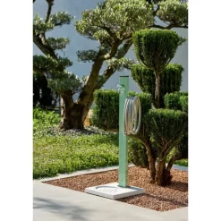 Acquapoint Fontane Per Posa In Superficie*Fontana da Giardino Aquapoint Triangle Ground Verde Kaki
