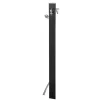 Acquapoint Fontane Da Interrare*Fontana da Giardino Aquapoint Triangle da Interrare Nero Metal