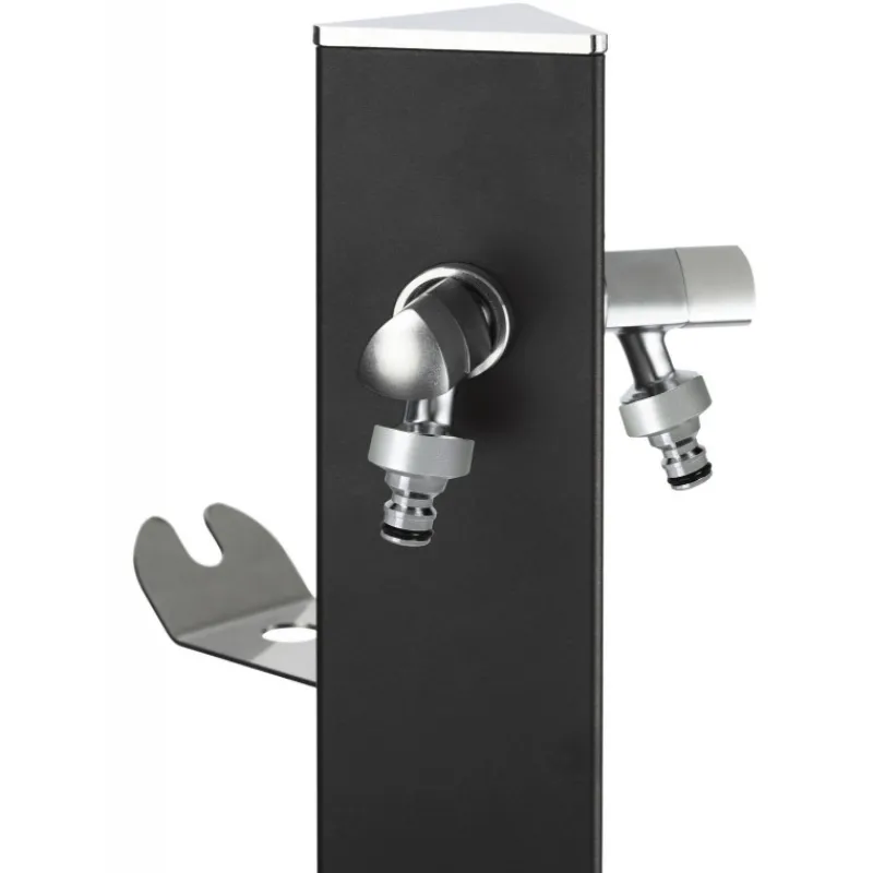 Acquapoint Fontane Da Interrare*Fontana da Giardino Aquapoint Triangle da Interrare Nero Metal