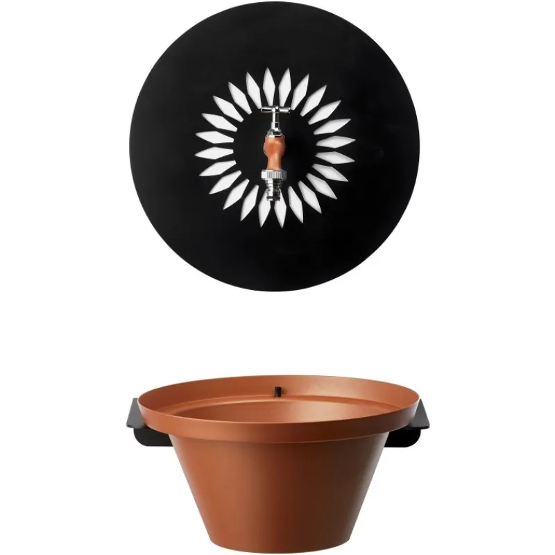 Acquapoint Fontane A Parete*Fontana da Giardino Aquapoint a Parete Wall Fountain Daisy Terracotta