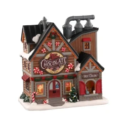 Lemax Edifici Illuminati*For The Love of Chocolate Shop con Alimentatore Led Cod. 05621