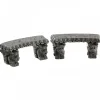 Lemax Accessori|Accessori*Gargoyle Stone Benches Set Of 2 Cod. 84370