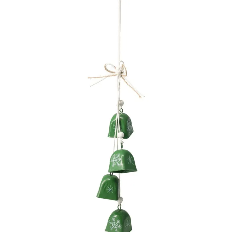 Koopman Ghirlande*Ghirlanda Campanelle Quadrate 38 cm. Pezzo Singolo