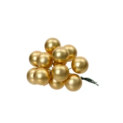 Kaemingk Palline Di Natale|Addobbi Per Albero Di Natale*Grappolo di Palline in Vetro Color Oro