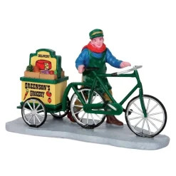Lemax Personaggi*Greenson's Grocery Delivery Cod. 52359