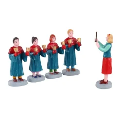 Lemax Personaggi*Handbell Choir Set Of 5 Cod. 12020