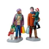 Lemax Personaggi*Holiday Shoppers Set Of 2 Cod. 12016