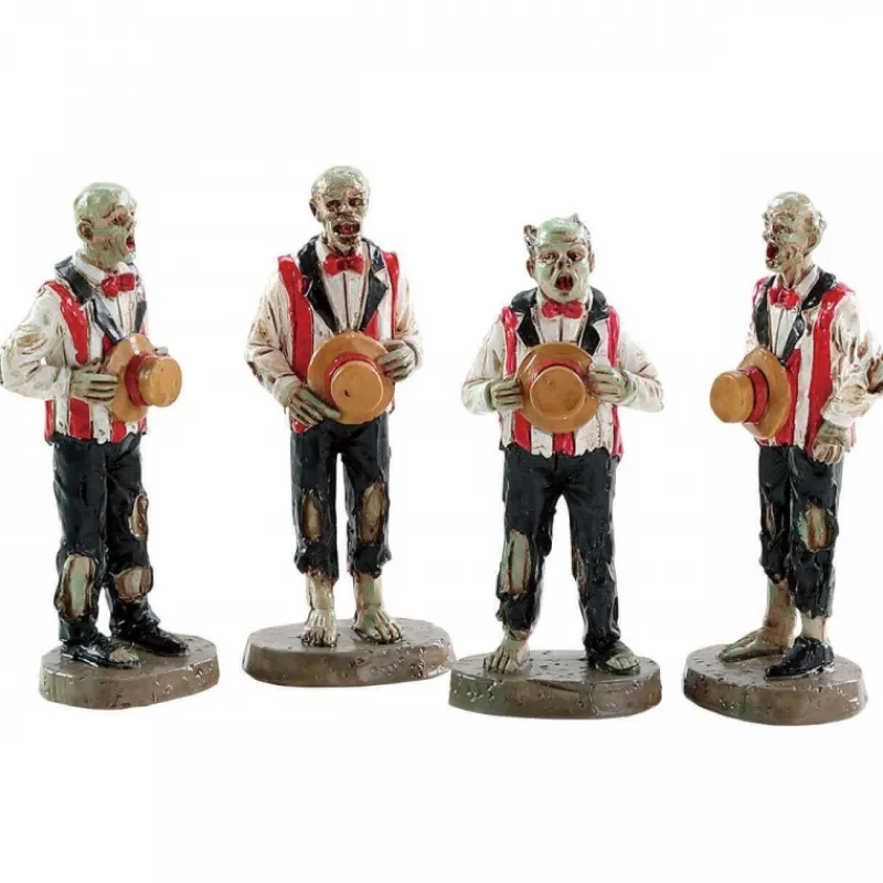 Lemax Personaggi|Personaggi*Horrific Harmonies Set Of 4 Cod. 82562