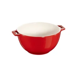 Staub Bowl E Insalatiere*Insalatiera con Manico 18 cm Rossa in Ceramica