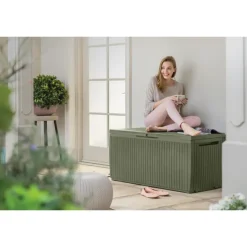 Keter Bauli In Resina*Baule in Resina SPRINGWOOD VERDE