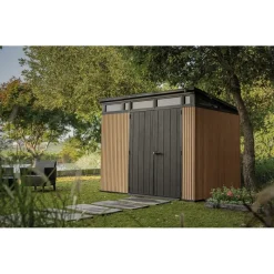 Keter Casette In Resina Keter|Linea Premium Keter Signature*Casetta da Giardino in Resina SIGNATURE PENT 9X7 DOGHE
