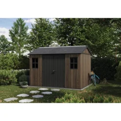 Keter Casette In Resina Keter|Linea Premium Keter Signature*Casetta da Giardino in Resina SIGNATURE APEX 1175 NOCE - Doppia scelta di montaggio