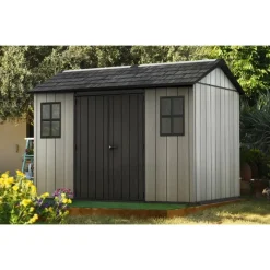 Keter Casette In Resina Keter|Casette Da Giardino In Cemento Plastica*Casetta da Giardino in Resina Verniciabile OAKLAND 1175