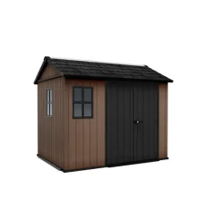 Keter Casette In Resina Keter|Casette Da Giardino Grandi*Casetta da Giardino in Resina NEWTON PLUS 759 - Doppia Scelta di Montaggio