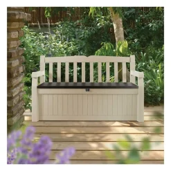 Keter Bauli In Resina|Cassapanche In Resina*Cassapanca in Resina GARDEN BENCH Beige