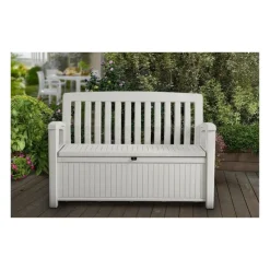 Keter Cassapanche In Resina|Bauli In Resina*Cassapanca in Resina PATIO BENCH Bianca