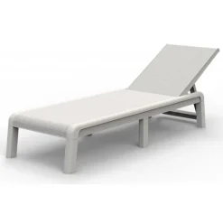 Keter Divani E Set Da Giardino|Divani E Set Da Giardino*Lettino Prendisole MALLORCA SUNLOUNGER Bianco