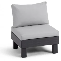 Keter Divani E Set Da Giardino|Divani E Set Da Giardino*Lounge ELEMENTS Modulo Seduta con Schienale e Cuscino