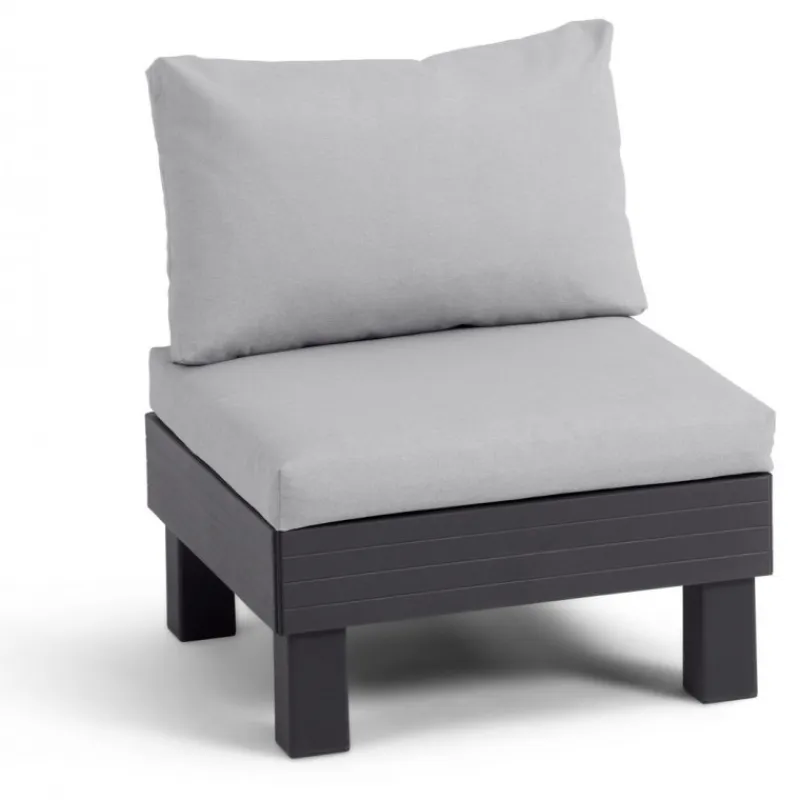 Keter Divani E Set Da Giardino|Divani E Set Da Giardino*Lounge ELEMENTS Modulo Seduta con Schienale e Cuscino