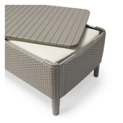 Keter Divani E Set Da Giardino|Divani E Set Da Giardino*Set Lounge 2 posti SALEMO Cappuccino