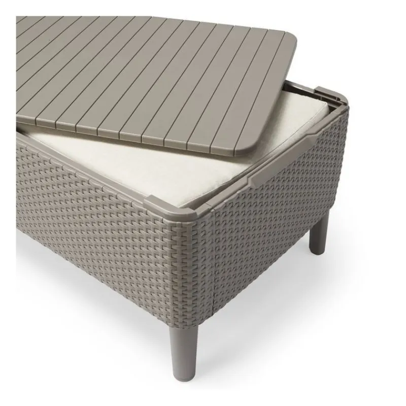 Keter Divani E Set Da Giardino|Divani E Set Da Giardino*Set Lounge 2 posti SALEMO Cappuccino