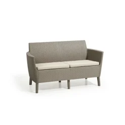 Keter Divani E Set Da Giardino|Divani E Set Da Giardino*Set Lounge 2 posti SALEMO Cappuccino