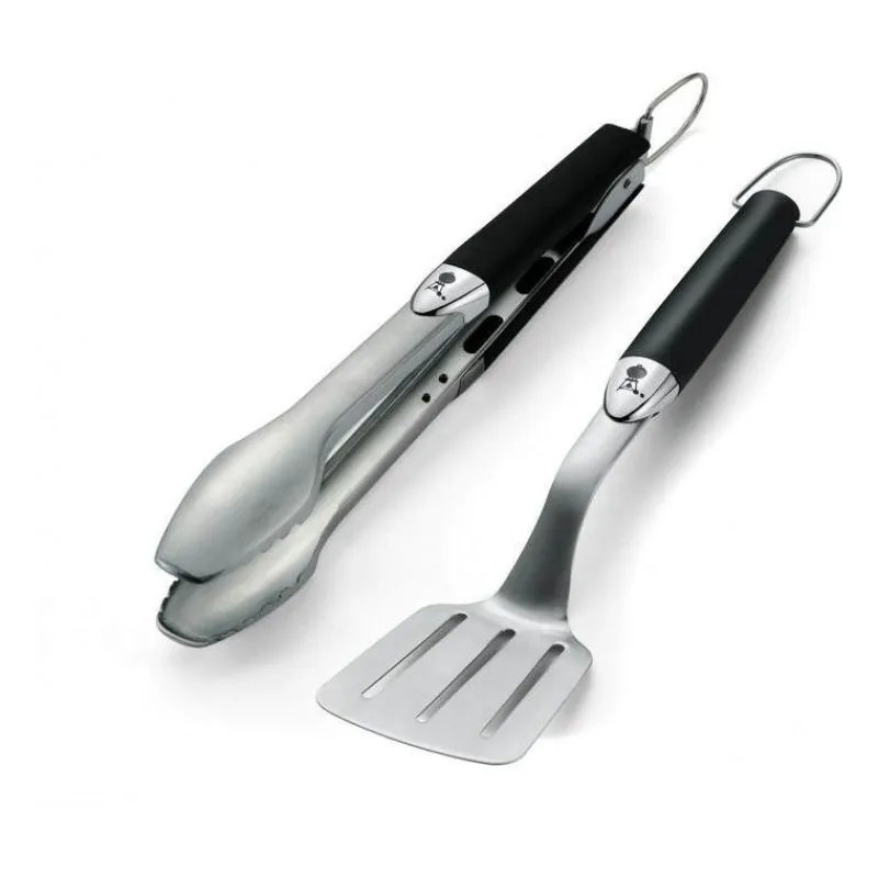 Weber Accessori Multiuso Weber|Accessori Bbq A Gas Weber*Kit 2 Accessori Piccolo in Acciaio Inox Original Cod. 6645