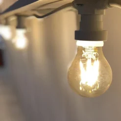 Lotti Luci Di Natale|Luci Di Natale*Lampadina E27 Vintage Goccia Ø 60 Bianco Caldo 4W