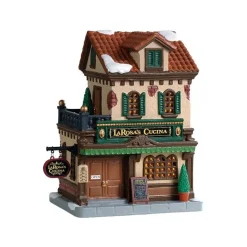 Lemax Edifici Illuminati*Larosa's Cucina con Alimentatore Led Cod. 95524