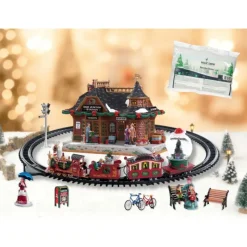 Lemax Lemax Starter Pack|Novità Lemax Natale 2025*North Pole Railway Pack con Neve in Omaggio