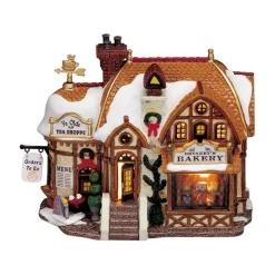 Lemax Edifici Illuminati|Lemax Best Buy*Starter Pack con Neve in Omaggio - Devaney's Bakery, Tannenbaum Christmas Shoppe, Lucy's Chocolate Shop