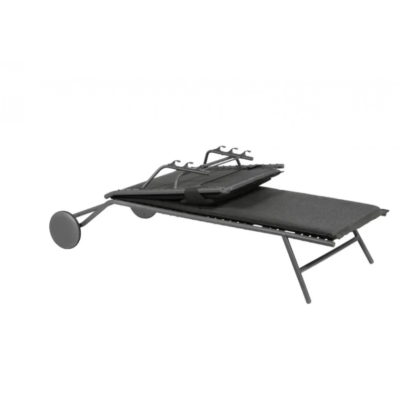 LaFuma Lettini Arredo Giardino|Lafuma Prestige*Lettino BAYANNE II LFM5177 Onyx