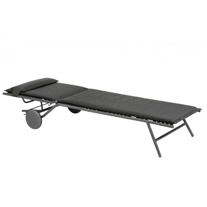 LaFuma Lettini Arredo Giardino|Lafuma Prestige*Lettino BAYANNE II LFM5177 Onyx