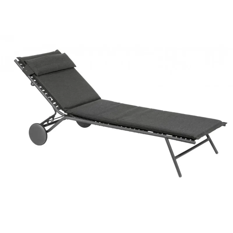 LaFuma Lettini Arredo Giardino|Lafuma Prestige*Lettino BAYANNE II LFM5177 Onyx