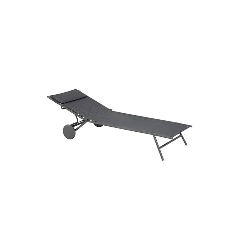 LaFuma Lettini Arredo Giardino*Lettino MIAMI DUO LFM5171 Obsidian