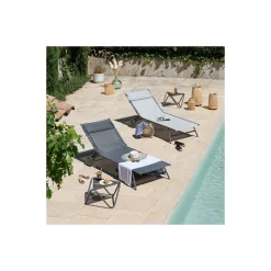 LaFuma Lettini Arredo Giardino*Lettino MIAMI DUO LFM5171 Obsidian