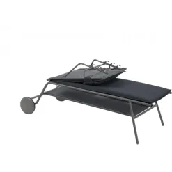 LaFuma Lettini Arredo Giardino*Lettino MIAMI HIGH BEC LFM5174 Dark Grey