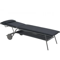 LaFuma Lettini Arredo Giardino*Lettino MIAMI HIGH BEC LFM5174 Dark Grey