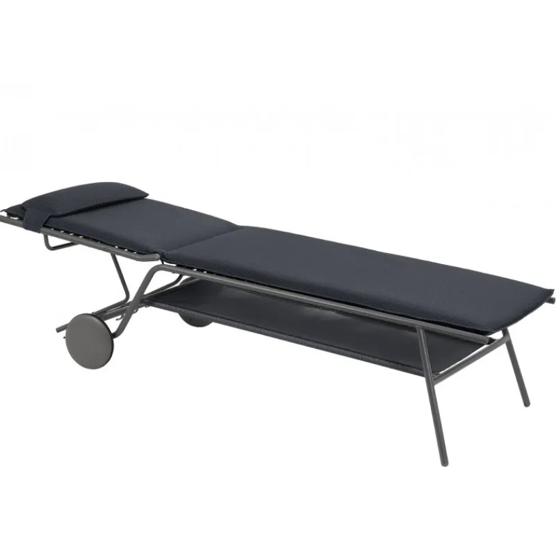LaFuma Lettini Arredo Giardino*Lettino MIAMI HIGH BEC LFM5174 Dark Grey