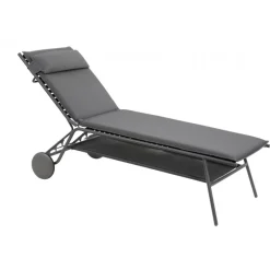 LaFuma Lettini Arredo Giardino*Lettino MIAMI HIGH BEC LFM5174 Silver