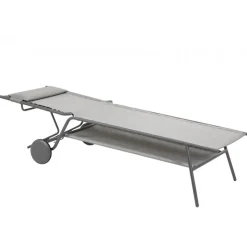 LaFuma Lettini Arredo Giardino*Lettino MIAMI HIGH DUO LFM5172 Galet