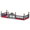 Lemax Accessori*Lighted Wrought Iron Fence Set of 5 B/O 4.5V Cod. 54303