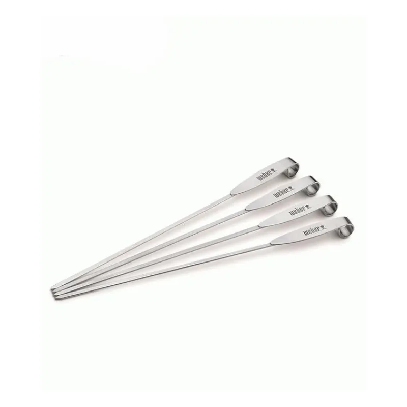 Weber Accessori Multiuso Weber*Lotto di 4 Spiedini per Elevazione Verticale Sistema Cod. 7618
