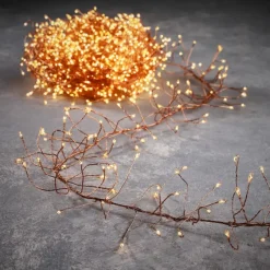 Edelman Luci Di Natale|Luci Di Natale*Luci Natalizie effetto Rame 480 LED con Timer
