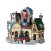 Lemax Edifici Illuminati|Edifici E Giostre In Movimento*Ludwig's Wooden Nutcracker Factory con Alimentatore 4.5V Cod. 95463