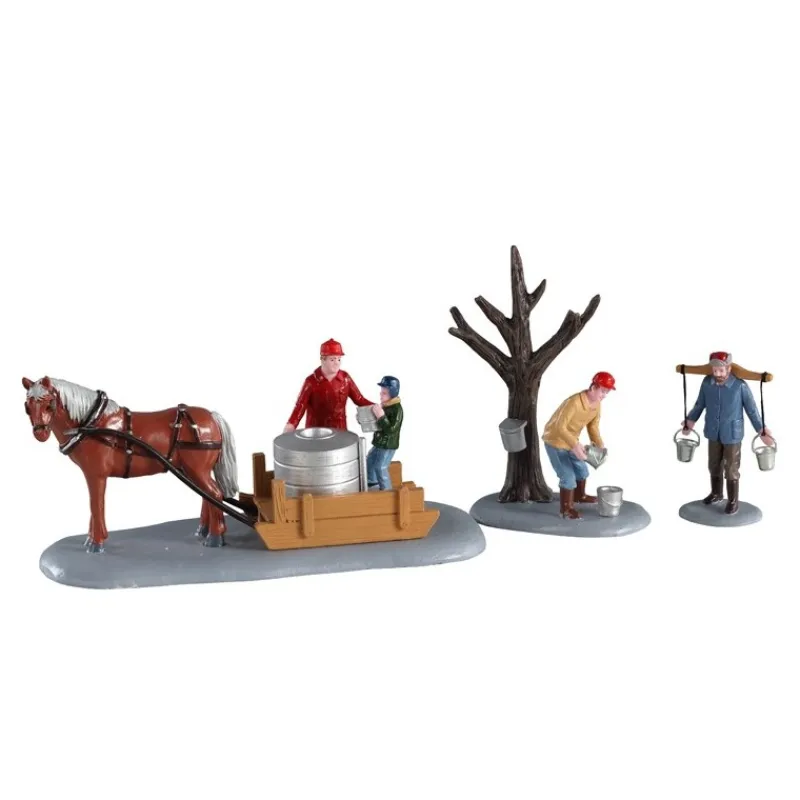 Lemax Scene Natalizie*Maple Syrup Season Set of 3 Cod. 03523