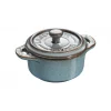Staub Mini Cocotte E Ramekin*Mini Cocotte 10 cm Ancient Turquoise in Ceramica
