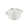 Staub Mini Cocotte E Ramekin*Mini Cocotte 10 cm Bianca in Ceramica