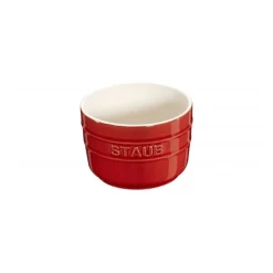 Staub Mini Cocotte E Ramekin*Mini Ramekin 8 cm Rosso Set di 2 in Ceramica